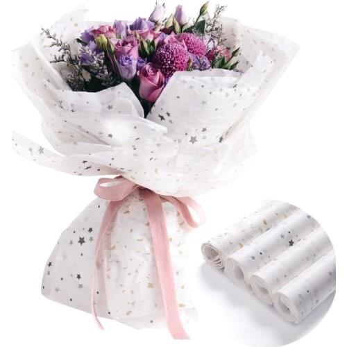 20pc Fashion Sydney Paper Multi Color Flower Wrapping Tissue Paper DIY Bouquet Packaging Materials Craft Gift Wrap Paper