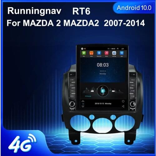 9.7" Android 10.1 For MAZDA 2 MAZDA2 2007-2014 Tesla Type Car Radio Multimedia Video Player Navigation GPS RDS no dvd