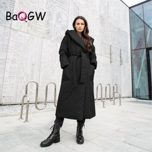 Женские парки с капюшоном BAQGW China At AliExpress