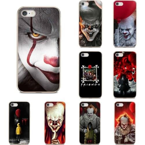 Friends It Clown Halloween For Samsung Galaxy Note 20 S20 Plus S20 FE Ultra A12 A20E A21S A31 A41 A51 A71 Transparent TPU Cases