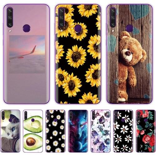 For Huawei Y6P Case Shockproof Soft silicone TPU Back Cover For Huawei Y7P Y6P Y5P Phone Cases Y 6P Y 7P 5P ART-L29 2020 Case