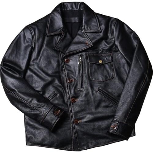 DS500 Rock Can Roll Read Description! Super Offer! Asian Size Good Quality Genuine Cow Leather Stylish Jacket