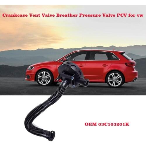 For VW Polo / Ibiza / Fabia 1.6 Petrol Pressure Relief Breather PCV Valve 03C103201K 03C103201E 03C 103 201 E