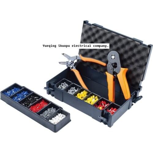 FSZ 6D1 COMBINATION TOOLS IN PLASTIC BOX Pack for 0.5-6mm2 Stripping and 0.3-6mm2 Crimping in Plastic Box with terminal
