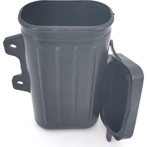 Motorcycle Tool Box Holder Bottle ABS Plastic Black Tool Container For Suzuki DR250 Djebel TW200 TW225