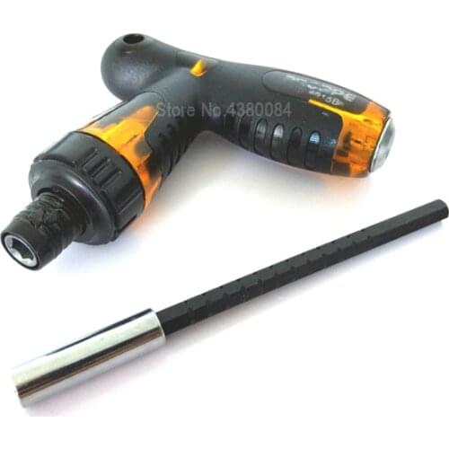 1Pc Magnetic T-Type Screwdriver Handle Adjustable Telescopic Screw Drivers Bits Ratchet Wrench Socket DIY Home Repair Hand Tools