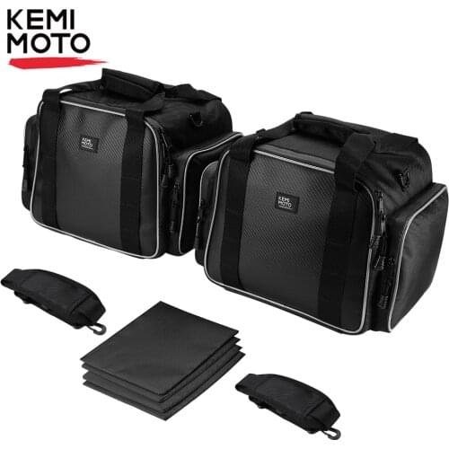 Motorcycle Tail Bag Waterproof Backpack Luggage Bag Saddle Inner Bags Universal For Trike Glide Trunk 2009-2020 For Street Glide