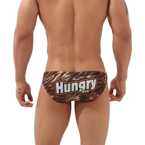 Mens Briefs Jockstrap Funny Printed Mini Underwear Calzoncillos Sexy Gay Panties Cueca Tanga Bikini Slip Homme Thongs Plus Size