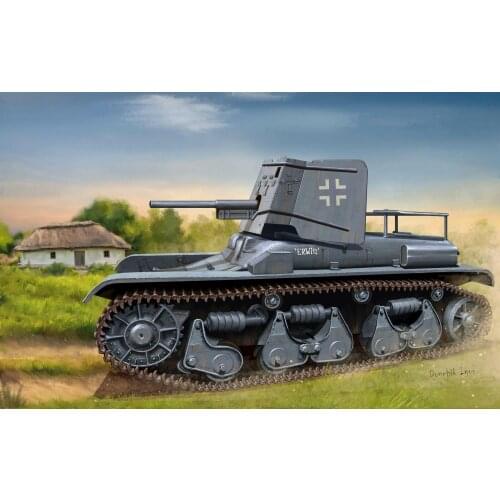 HOBBY BOSS 83895 1/35 PLASTIC MODEL KIT GERMAN 3.7CM PAK 35/36 AUF PZ.KPFW