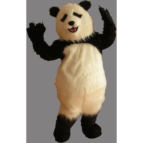 2019 New Panda Fursuit Mascot Costume Suits Halloween Cosplay Party Game Dress Outfits Adults New