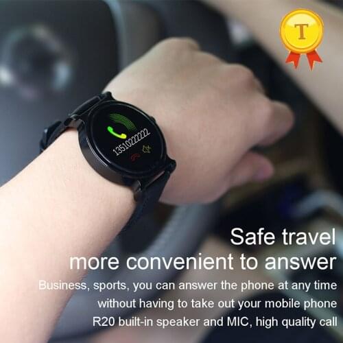 NEW arrival Smart Watch Android IOS Bluetooth Call Bracelet Blood Pressure Fitness Tracker Colorful Activity leather smart band