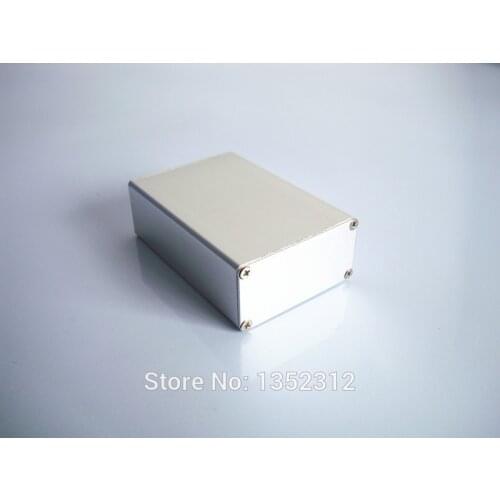 One pcs 56*27.8*80mm Instrument enclosures junction box small project box profiles aluminum alloy shell waterproof power box