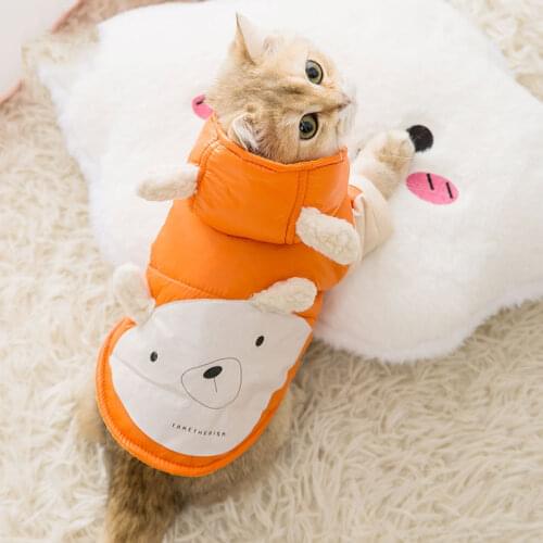Solid Dog Hoodies Pet Clothes for Small Dogs Puppy Coat Jackets Sweatshirt for Chihuahua Doggie Cat Costume Cotton Pet Outfits