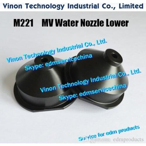 2pc) M221 MV Water Nozzle Lower Ø4/Ø7/Ø12mm X085C131H11,X085C131H12,X085C131H13 for Mitsubishi MV edm. DEG4400,DEG4500,DEG44A