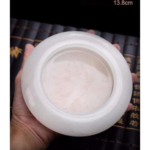 Natural Jade Ashtray Marble Creative Home Personality Dining Room Living Room Large Office Trend High-end Ashtray