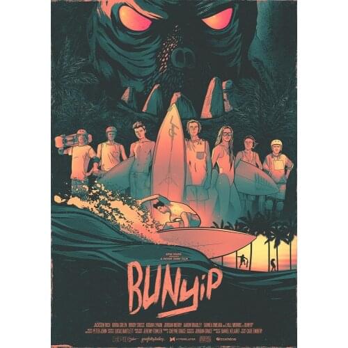 Bunyip Horror Movie Film Retro Vintage Kraft Poster Decorative Wall Sticker Canvas Painting Home Decor Gift