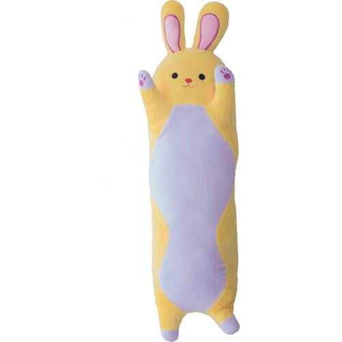 1pcs Super Soft Long Rabbit Plush Pillows Cute Stuffed Plush Back Cushion Bed Decoration Girls Valentines Gift Kids Toys