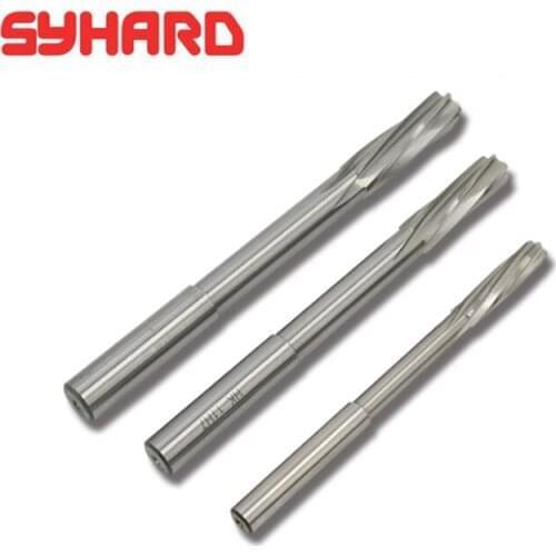 HSS M35 Reamer H7 Machine Lengthen Straight Shank Spiral Reamers High Speed Steel Machine Tool