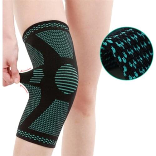 1 Pieces Elastic Knee Pads Nylon Men Sports Fitness Kneepad Protective Gear Patella Brace Support Running Men Knee Sleeve Pads