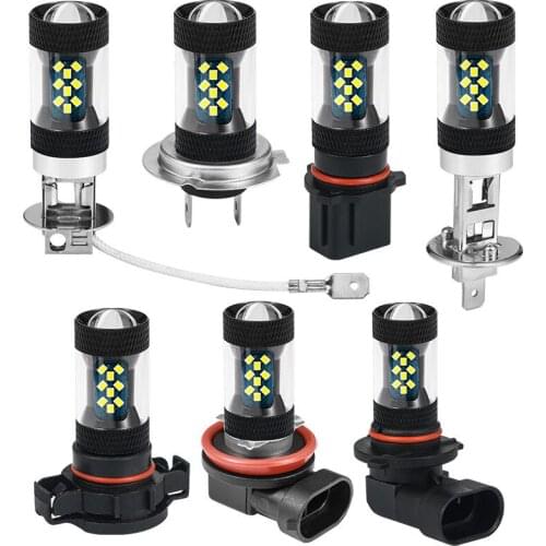 1PCS Xenon White H4 H7 Driving Lamp H1 H3 H8 H9 H11 P13W H16 9005/HB3 9006/HB4 Front Fog Light Headlight Daytime Running Light