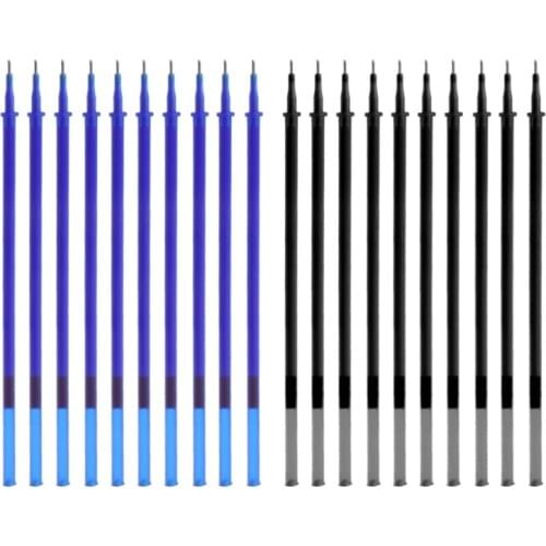 10Pcs/Set 0.5mm Erasable Gel Ink Pen Refills Magic Writing Study Office Supplies Korean Stationery Black Blue Ink Pen Refills