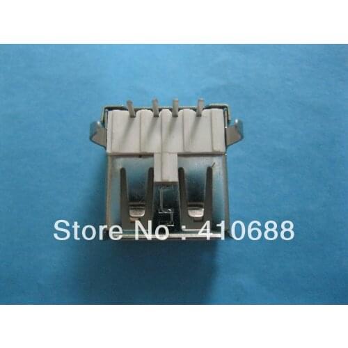 30 Pcs per lot 4 pin Female USB Socket Right Angle PCB Connector