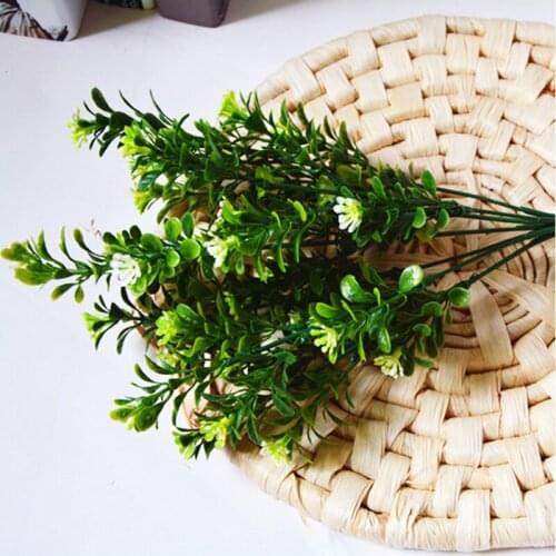 Bouquets Fake Artificial Small Leaves Plants Milan Grasses
