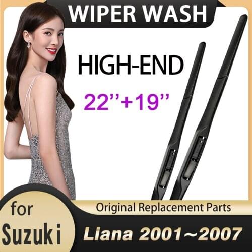For Suzuki Liana 2001~2007 2002 2003 2004 2005 Car Wiper Blades Sedan Hatchback Wagon Front Windscreen Wipers Car Accessories