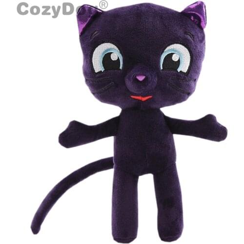 22 CM True And The Rainbow Kingdom Plush Toy Anime Bartleby Soft Doll Cute Black Cat Stuffed Animals Toys Women Kids Gift
