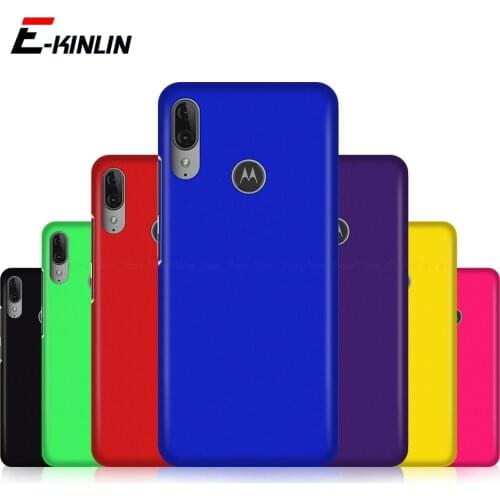 Matte Plastic PC Hard Back Cover For Motorola Moto X4 E6s E6 E5 E4 Plus Ultra Thin Protective Phone Case