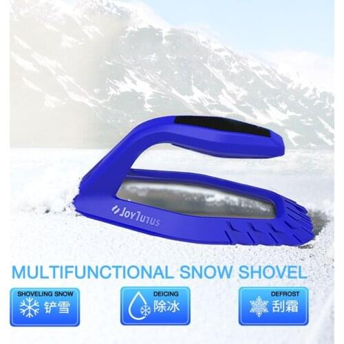 SEBTER multifunctional snow removal shovel with snow brush for snow removal and refrigerator defrosting and deicing shovel