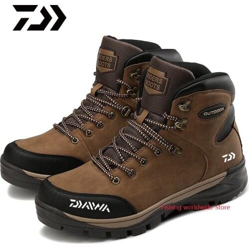 2021 Daiwa Mens Outdoor Shoes Non-slip Fishing Wear Breathable Fashion Sneakers Outdoor Fishing Climbing Shoes