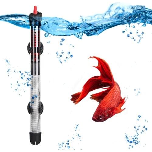Fish Tank Heating Rod Aquarium Automatic Constant Adjustable Temperature Heater Rod Tortoise Constant Submersible Thermostat