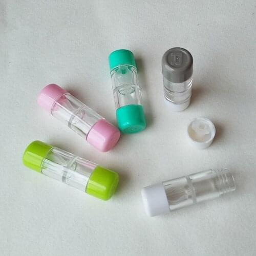 Portable Contact Lens Container Holder Bottle Tube Hard Glasses Case Protector Box Travel Glasses Holder Eyewear Accessories