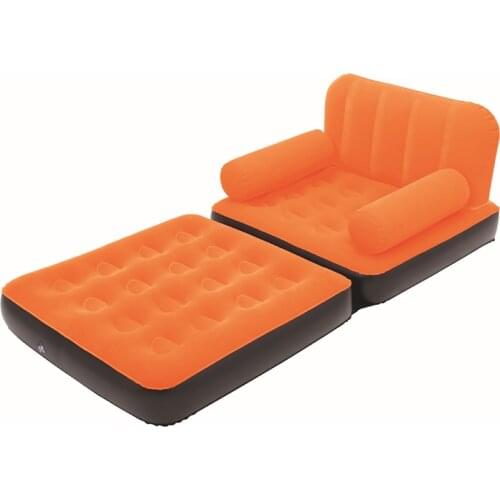 Simple Color Flocking Inflatable Sofa Double Lazy Multifunctional Bed Outdoor Beach High Quality Furniture Garden Sofas