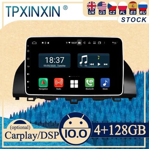 PX6 For Honda Accord10 2018-2020 Android10 Carplay Radio Player Car GPS Navigation Head Unit Car Stereo WIFI DSP BT