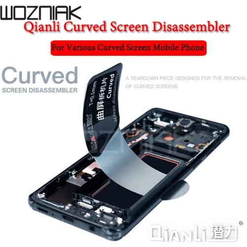 Qianli Curved Screen Ultra Thin Metal 0.1mm Steel Piece Opening Tool For Various Curved Screen Separating Opening Pry Tool
