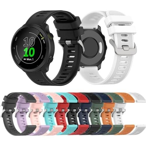 Watch Strap 20MM Watchband for Garmin Forerunner 158 55 245 245M Vivomove HR Bracelet Sport Replacement Smart Watch Band