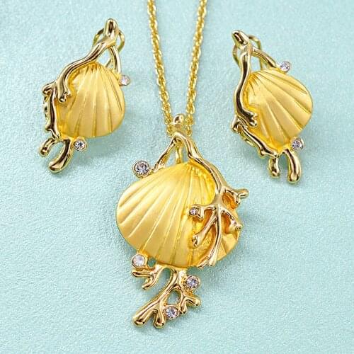 ZEA Dear Jewelry Hot Selling Jewelry Set For Women Earrings Necklace Pendant Cubic Zirconia Ethnic Jewelry Findings For Wedding