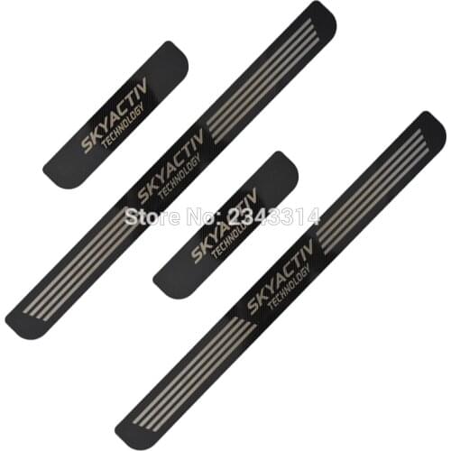 For Mazda CX-5 CX5 KF 2017-2019 2020 Accessories Stainless Door Sills Scuff Kick Plate Protectors Trim Guard Cover Car Styling