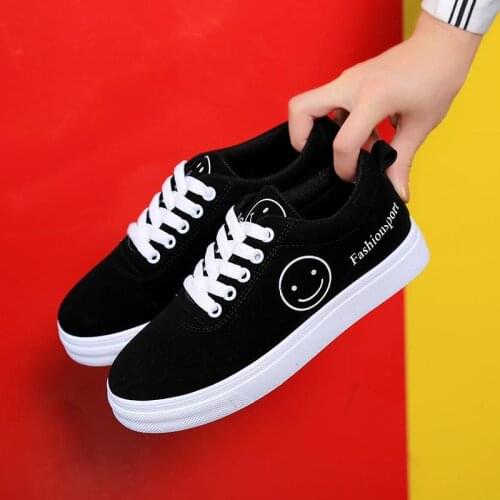 New canvas Women Shoes Plus Size Flats Shoes Woman Lace-up winter Autumn Ladies Shoes Color matching Womens fashion