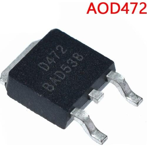 10pcs AOD472 TO-252 D472 SOT AOD472A D472A TO252 50A 25V