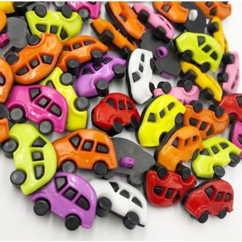 50pcs Plastic Mix Cat Buttons Sewing Craft Back Holes PT123