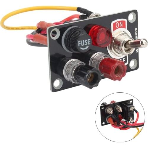 Car Charger Car Accessories Power Adapter 12-24V 20A Switch Panel Toggle Rocker Switch Circuit Breakers With Fuse