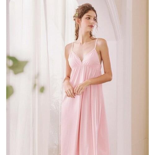 New Sling Sleepwea Girl Sexy Princess Nightdress Female Palace Nightgown Women Babydoll Sleep-dress Sleeping Skirt Dress