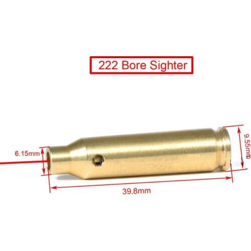 Bullet Laser Sight 5.45X39 7.62X54 12GA .308 .223 .303 7mm Calibration Red Laser Tactical Hunting Accessories