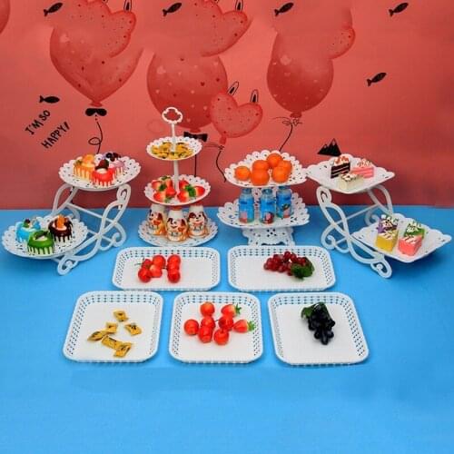 Cake Stand Detachable European Style 3 Tier Pastry Cupcake Fruit Plate Serving Dessert Holder Wedding Party Home Decor