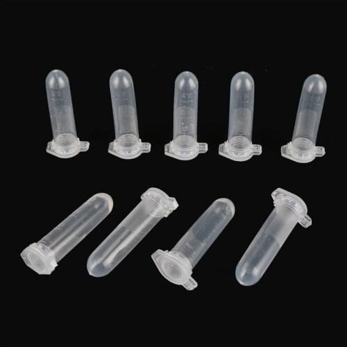 50 Pcs 2ml Plastic Snap Cap Micro Centrifuge Tube Sample Vial Container Laboratory Test Tube School Teaching Equipment