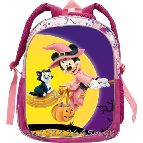 14-inch Mickey Mouse Mochila School Kids Backpack Bag 3d Printing Children School Bags Boys Teenagers Backpack Support Customze
