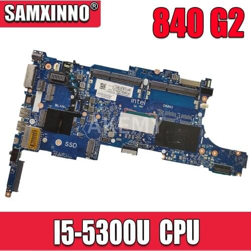 SAMXINNO FOR HP EliteBook 840 850 G2 Laptop Motherboard I5-5300U CPU 799511-001 799511-501 799511-601 6050A2637901 notebook pc